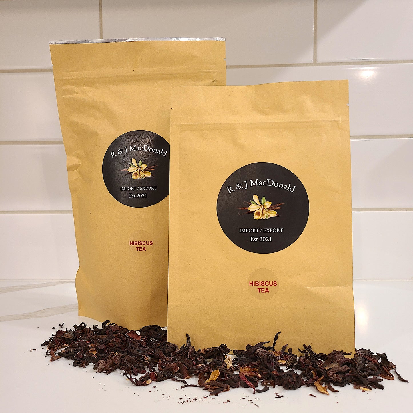 Hibiscus loose tea leaves