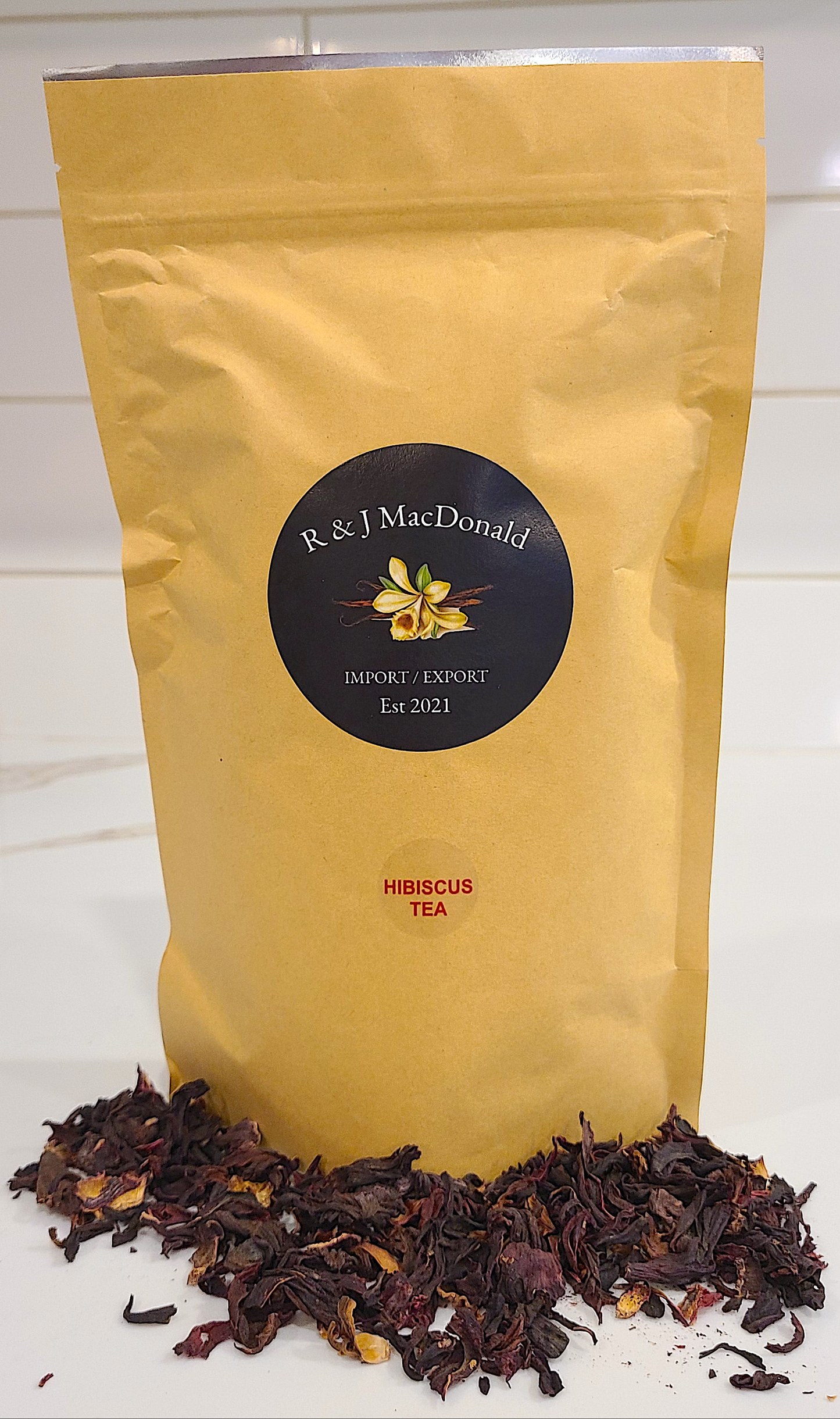 Hibiscus loose tea leaves